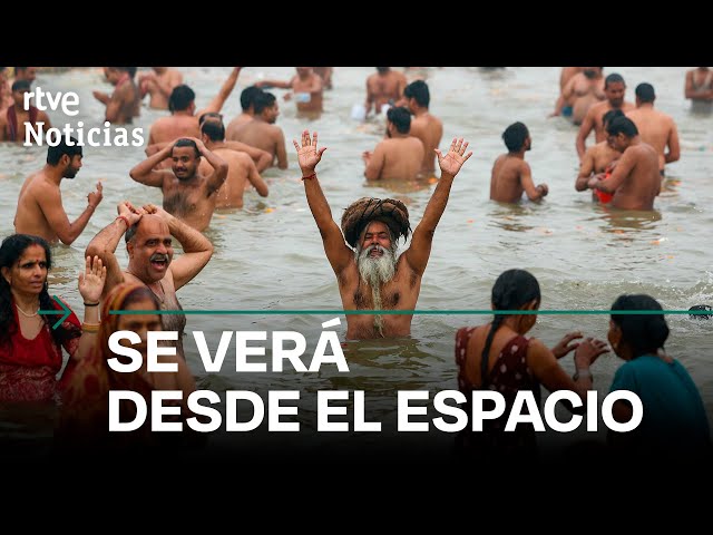 ⁣INDIA: Comienza el FESTIVAL MAHA KUMBH MELA, el MAYOR PEREGRINAJE del MUNDO | RTVE Noticias