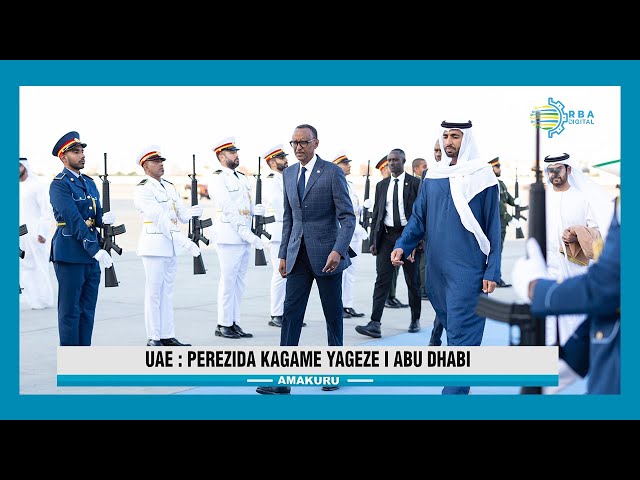 ⁣Abu Dhabi: Perezida Kagame yitabiriye inama yiga ku iterambere rirambye