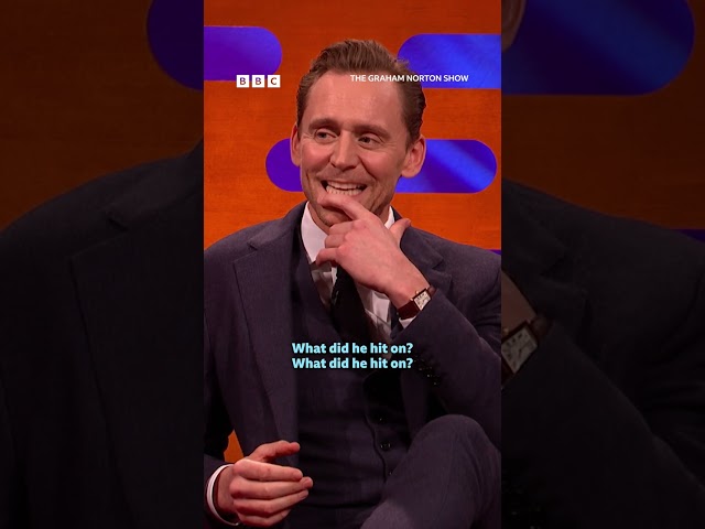 ⁣Tom Hiddleston demos his signature dance move 