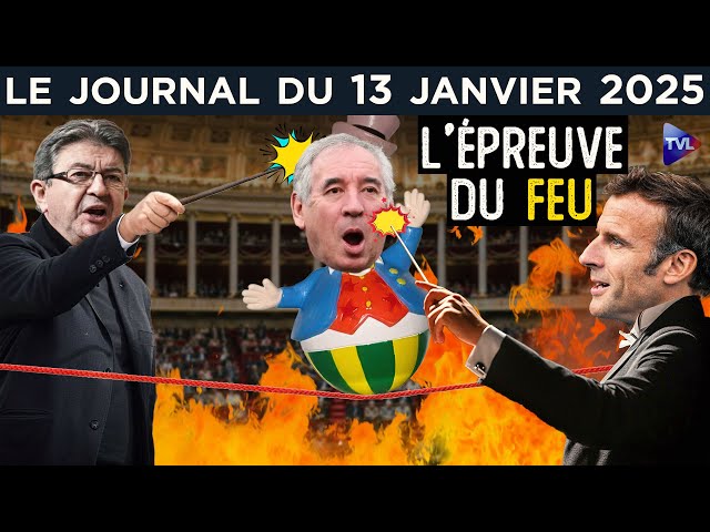 ⁣Bayrou : le fusible déjà cuit de Macron ? - JT du lundi 13 janvier 2025