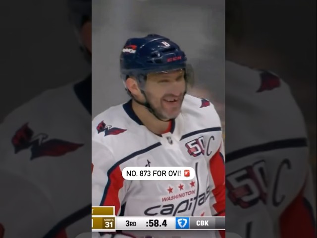 ⁣Make That 873 Goals For Ovechkin 