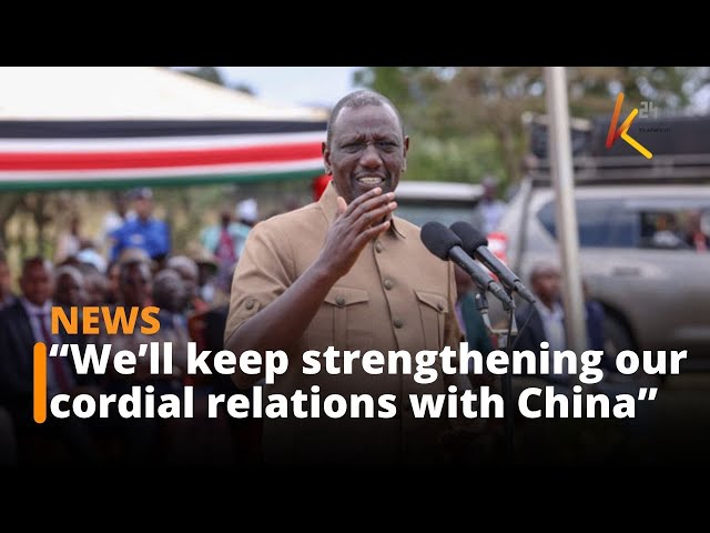 ⁣“Kenya will keep strengthening our cordial relations with China” –  President William Ruto