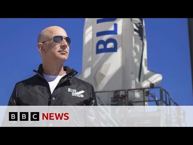 ⁣Launch of Jeff Bezos' Blue Origin rocket postponed  | BBC News