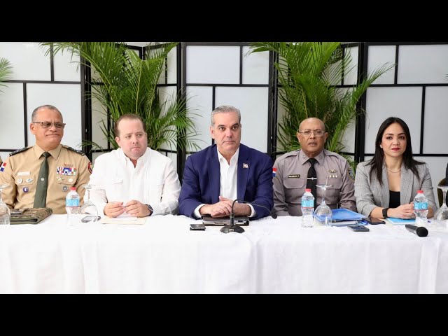 ⁣#SegundaEmisión| Presidente Abinader encabeza reunión de seguimiento al Plan de Seguridad Ciudadana