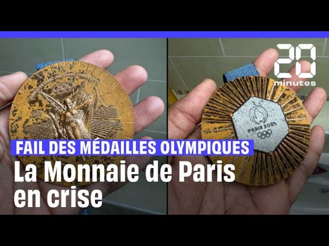 ⁣Médailles olympiques détériorées : Avis de tempête à la Monnaie de Paris