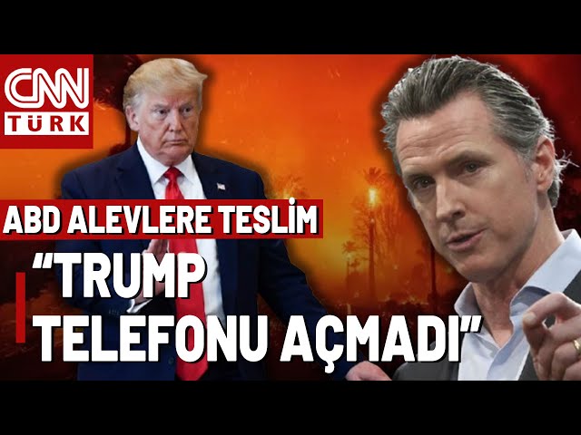 ⁣"Gel Dedim, Gelmedi!" Kaliforniya Valisinden Trump'a Meydan Okudu!