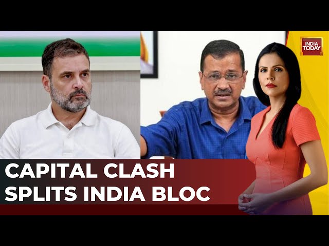 ⁣News Today With Preeti Choudhry: Rahul Gandhi Attacks Kejriwal In Delhi Rally, AAP Chief Responds