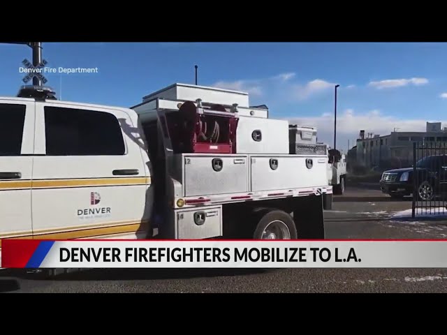 ⁣Denver firefighters head to LA to fight wildfires