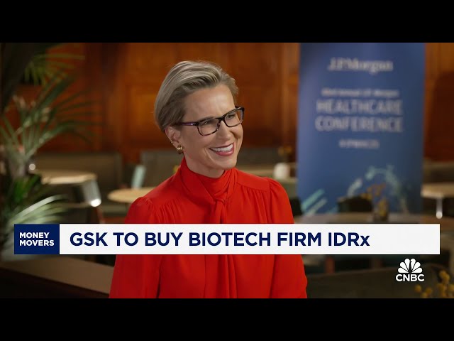 ⁣GSK CEO on acquisition of biotech firm IDRx