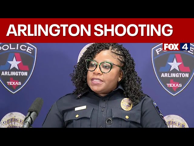 ⁣Arlington police update on robbery shooting | FULL NEWS CONFERENCE