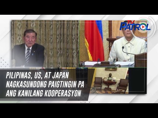 ⁣Pilipinas, US, at Japan nagkasundong paigtingin pa ang kanilang kooperasyon | TV Patrol