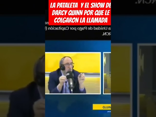 ⁣LA PATALETA  Y EL SHOW DE DARCY QUINN POR QUE LE COLGARON LA LLAMADA