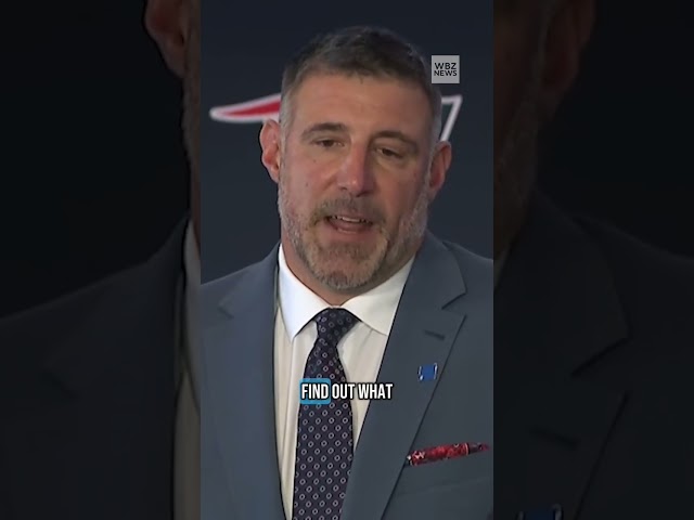 ⁣Mike Vrabel introduced as New England Patriots head coach #vrabel #patriots #football #nfl #shorts