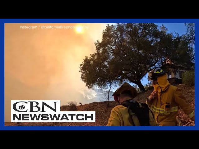 ⁣LA Fires Look Like ‘A Nuclear Blast Zone’ | CBN NewsWatch - January 13, 2025