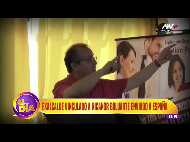 ⁣Exalcalde de Pueblo Libre vinculado a Nicanor Boluarte es enviado a España