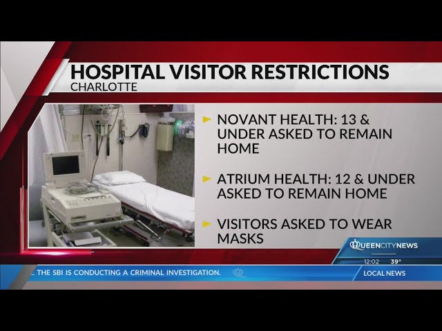 ⁣Novant and Atrium Health issue visitor restrictions amid rise in respiratory illnesses