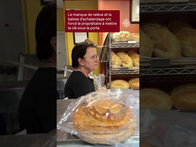 ⁣Une autre boulangerie ferme ses portes | Vidéojournal