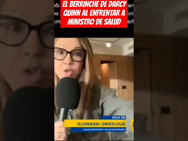 ⁣EL BERRINCHE DE DARCY QUINN AL ENFRENTAR A MINISTRO DE SALUD