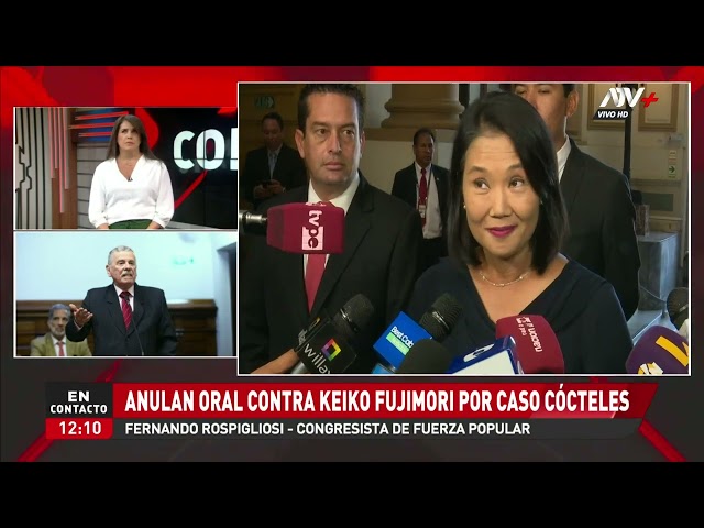 ⁣Fernando Rospigliosi tras anulación de juicio contra Keiko Fujimori: "Solo querían perjudicarla