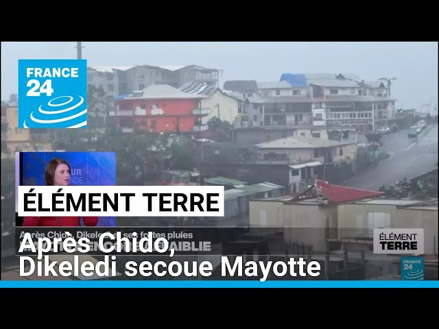 ⁣3 semaines après l'ouragan Chido, Mayotte subi les foudres de Dikeledi • FRANCE 24