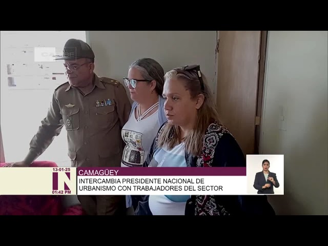 ⁣Cuba: Examinan labor del INOTU en Camagüey