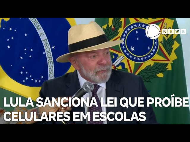 ⁣Lula sanciona lei que proíbe celulares em escolas públicas e particulares do Brasil