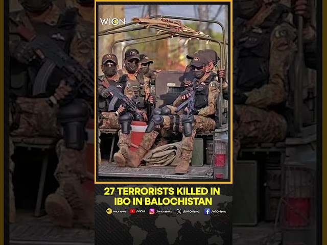 ⁣27 Terrorists Killed in IBO in Balochistan | WION Shorts