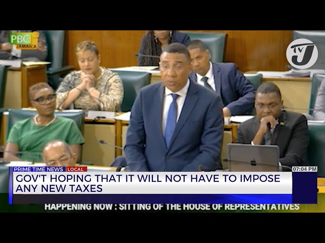 ⁣Gov't Hoping that it will not have to Impose any New Taxes | TVJ News