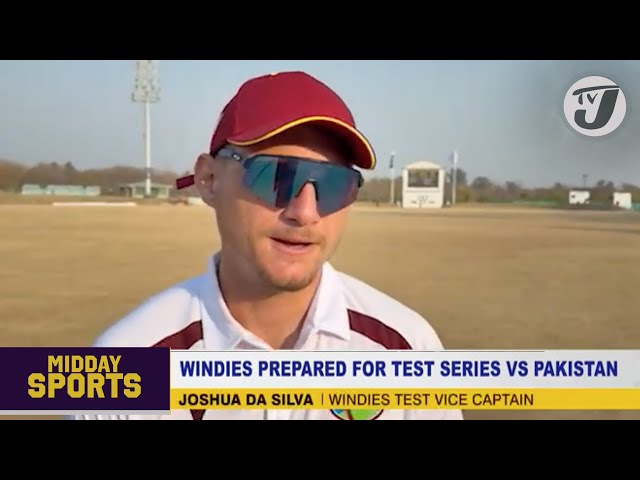 ⁣Windies Prepared for Test Series vs Pakistan #tvjmiddaysports