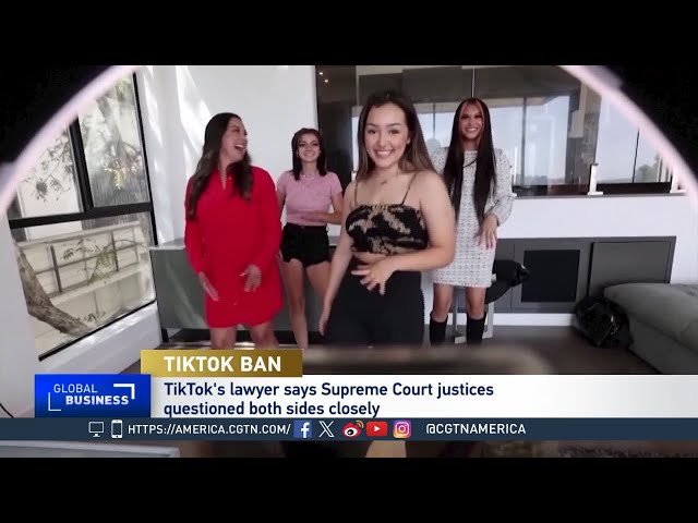 ⁣Global Business:  U.S. Supreme Court Hears Argument on TikTok Ban