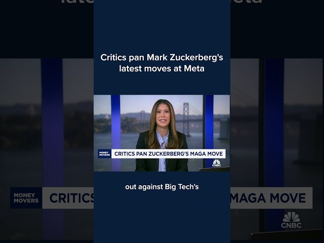 ⁣Critics pan Mark Zuckerberg's latest moves at Meta