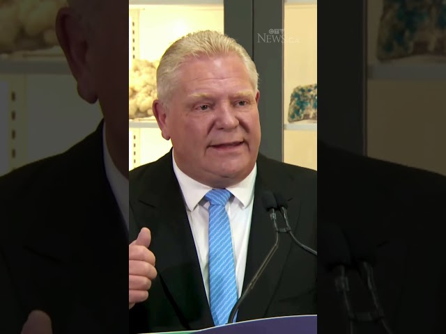 ⁣Ford says Ont. shouldn’t just "roll over" in the face of economic attack from Trump’s tari