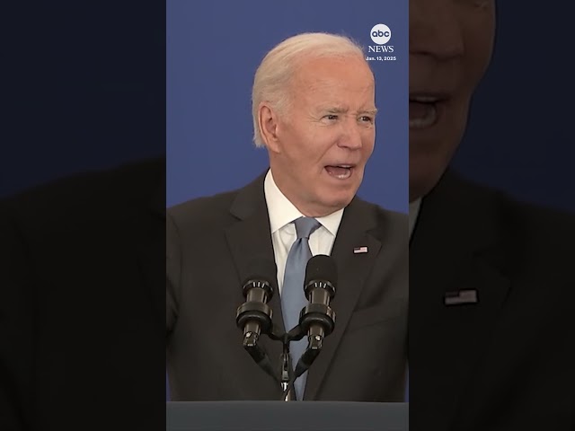 ⁣Pres. Biden defends withdrawal from Afghanistan in final foreign policy address as president