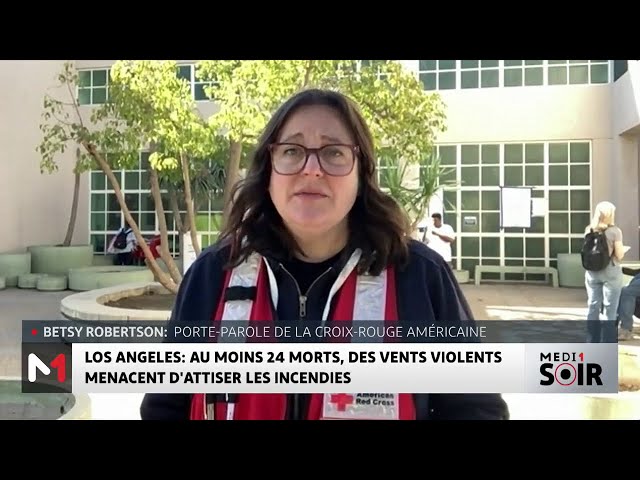 ⁣Los Angeles : au moins 24 morts, des vents violents menacent d'attiser les incendies