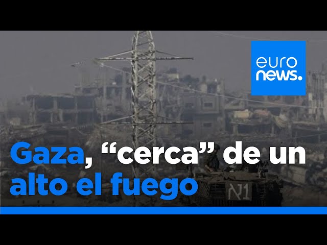 ⁣Israel y Hamás están "cerca" de firmar un alto el fuego en Gaza mientras crece la presión