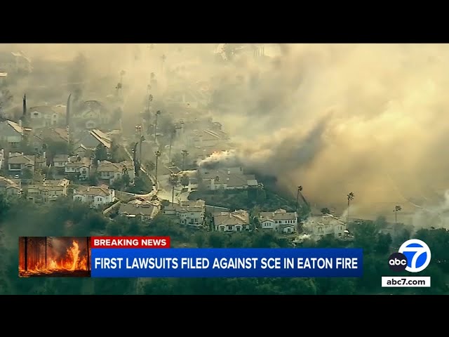 ⁣First lawsuits filed against Southern California Edison over Eaton Fire