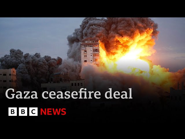 ⁣US says Israel and Hamas “on brink” of Gaza ceasefire deal | BBC News