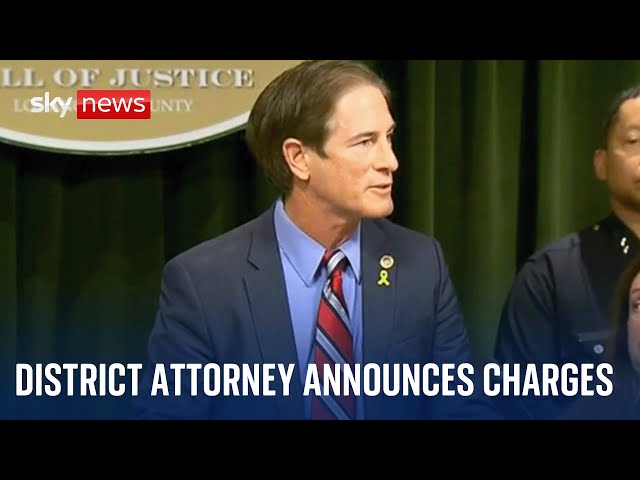 ⁣Los Angeles County District announces Looting Charges in Palisades Fire - Watch in full