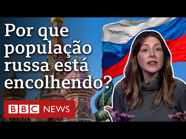 ⁣Como Putin reage a uma população que não para de encolher