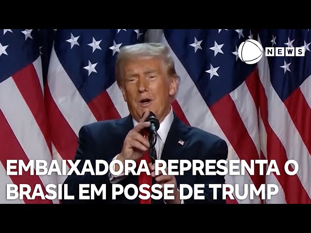 ⁣Brasil deverá ser representado por embaixadora em posse de Trump nos EUA