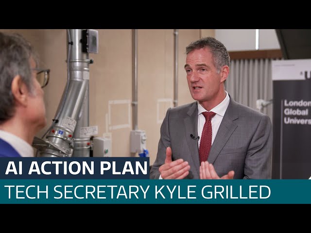 ⁣AI action plan: Watch Technology Secretary Peter Kyle's interview in full | ITV News