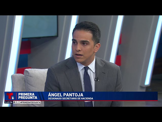 ⁣Primera Pregunta: Designado secretario de Hacienda, Ángel Pantoja