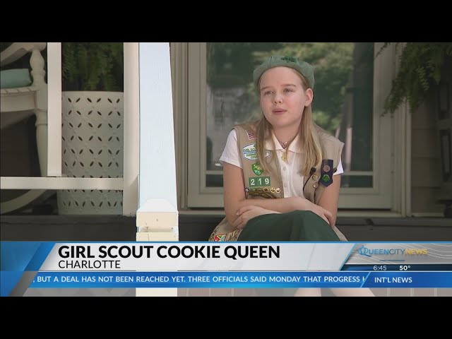 ⁣Charlotte’s Girl Scout Cookie sales queen wants to be a Supreme Court justice