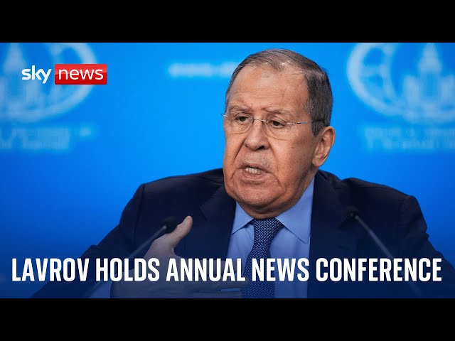 ⁣Russian Foreign Minister Sergey Lavrov holds his annual news conference in Moscow - Watch live