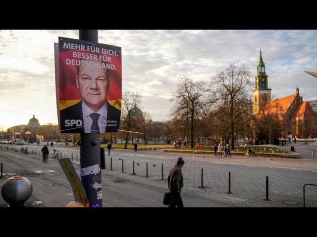 ⁣Scholz tells voters he is against increase in defence budget