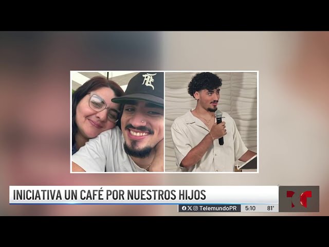 ⁣Madre de Eddie Caraballo crea "un café por nuestros hijos"