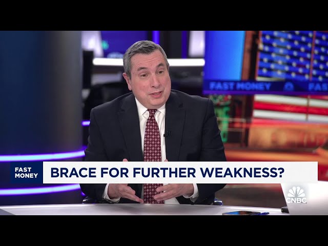 ⁣Evercore ISI's Julian Emanuel says its too early to buy weakness