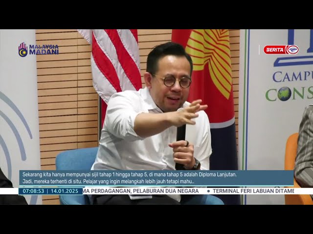 ⁣14 JAN 2025 - BERITA PAGI- PERKASAKAN TVET TAHAN LANJUTAN PERLU DIPERKENAL