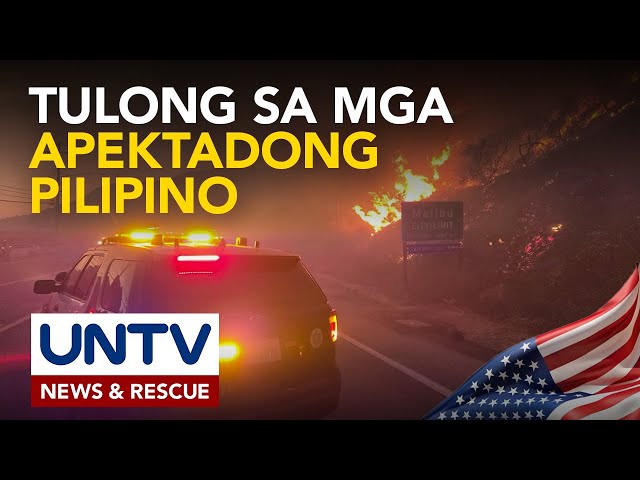 ⁣Walang Filipino casualty sa Los Angeles wildfires – PH Consulate