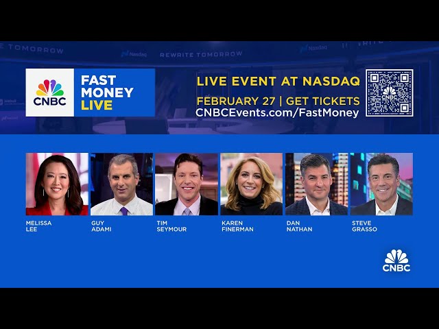 ⁣Join 'Fast Money' Live on Feb. 27